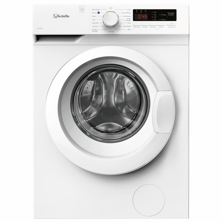 LAVE-LINGE SÉCHANT HUBLOT 8KG/6KG BLANC - VEDETTE - LSFVQ184W